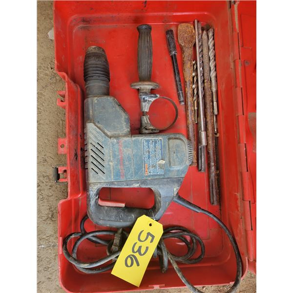 Bosch Hammer Drill, working