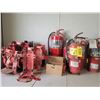 Image 1 : Quantity of fire extinguishers and mounting brackets