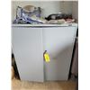 Image 1 : Steel cabinet w/safety supplies