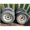 Image 1 : Set of utility trailer tires