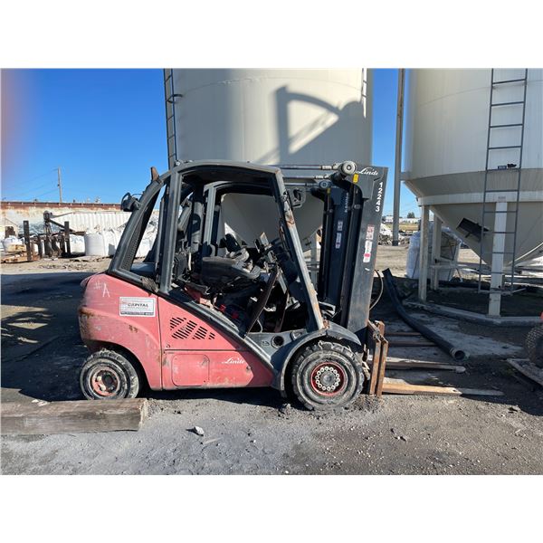 Linde Diesel F.Lift, Approx. 6,000 lb lift, side shift (Not Running) SN. H2X393751253, Located Next