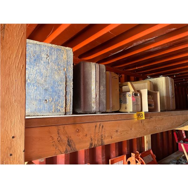 Qty of empty cases, Barton pressure test recorder, Digitrak Mark III receiver and cable sonde transm