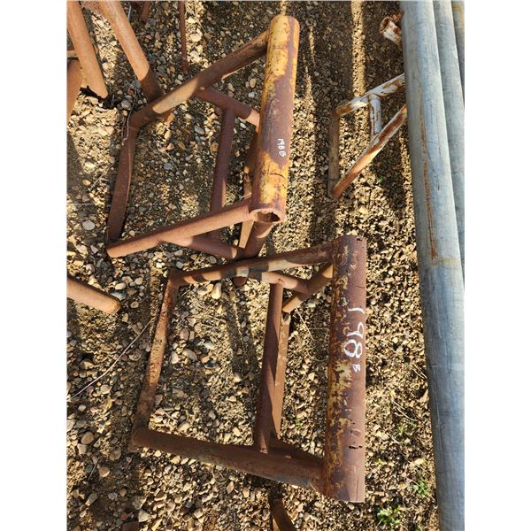 Two Steel Equipment Stands