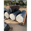 Image 1 : Four fuel tanks c/w steel frame. Ph Rick (780) 531-2779, From Hwy 825 East on Boysdale Rd & South 1 