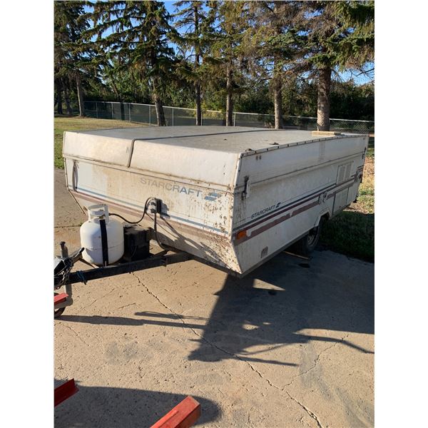 Star Craft tent trailer, was used Aug 24th, Ph Rick (780) 531-2779, From Hwy 825 East on Boysdale Rd
