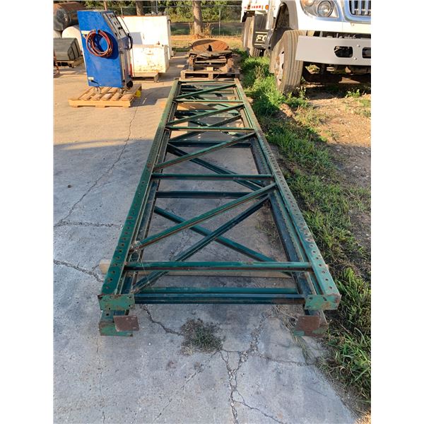 Green pallet racking, (Consigned) Ph Rick (780) 531-2779. From Hwy 825 East on Boysdale Rd & South 1