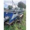 Image 6 : Older, approx. 24 ft river boat c/w 2- V8 engines, tandem trailer (Sold as is) (Consigned) Ph Rick (
