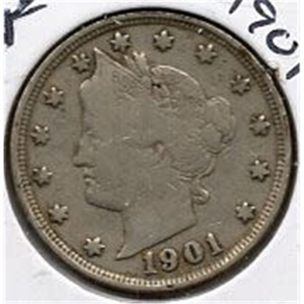 1901 V Nickel