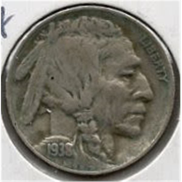 1938-D Buffalo Nickel