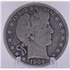 Image 1 : 1909 Barber Half Dollar