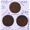 Image 1 : 1929 P, D, S Lincoln Wheat Cent