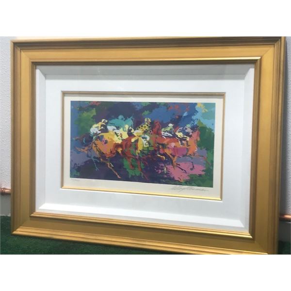 The Horse Race by LeRoy Neiman (1921-2012)