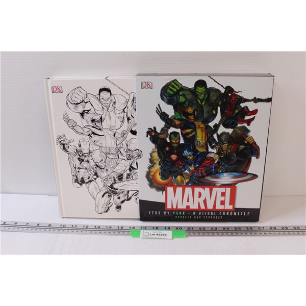 Marvel "Year by Year - Visual Chronicle" Hardcover Book w/Cover