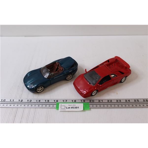 Maisto Jaguar Model & Bburago Lamborghini Model Car