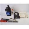 Image 3 : Professional File, Chainsaw Oil and misc.