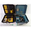 Image 1 : Makita Cordless Drill-untested and DeWalt Partial Drill Bit Kit