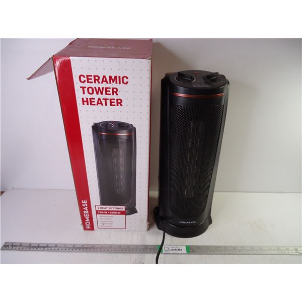 Ceramic Tower Heater-working