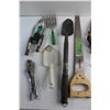 Image 2 : Double Edge Pruning Saw, Screwdriver, Vise Grips and Assorted Garden Tools