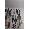 Image 3 : Double Edge Pruning Saw, Screwdriver, Vise Grips and Assorted Garden Tools