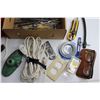 Image 2 : Cooler Jug, (4) Box Cutters, Vintage Glasses, Assorted Drill Bits and Assorted Items