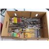 Image 4 : Cooler Jug, (4) Box Cutters, Vintage Glasses, Assorted Drill Bits and Assorted Items
