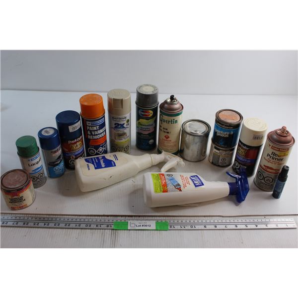 (15) Assorted Automotive Sprays - Paint, Acrylic Enamel and Rust Paint
