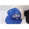 Image 2 : (3) Baseball Hats: Bud Light, Maple Leaf, Coors Light