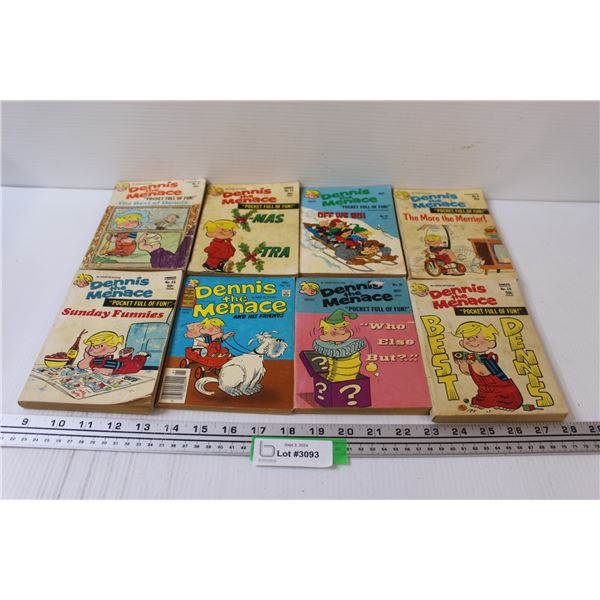 (8) Dennis The Menace Comics Books