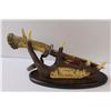 Image 5 : Caribou/Elk Bone & Knife Decor - 10" x 7"