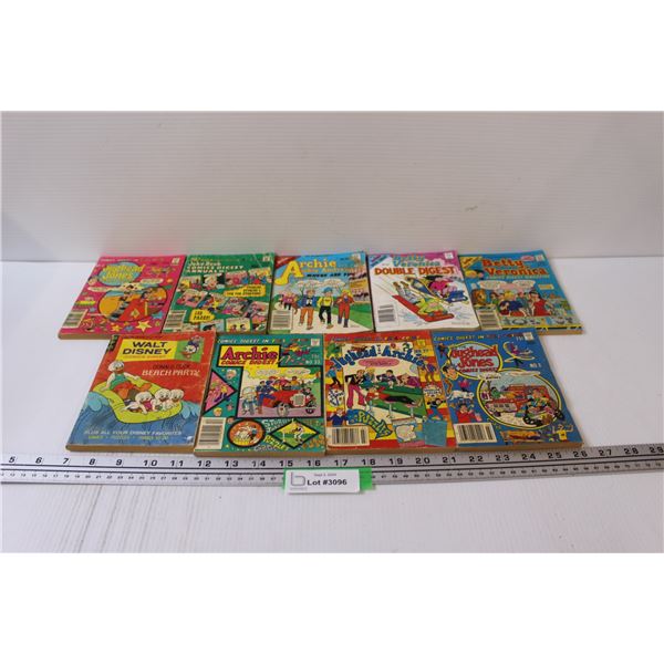 (9) Archie & Walt Disney Comic Digest Books