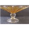 Image 3 : Vintage Amber & Clear Art Glass - 20" x 7"