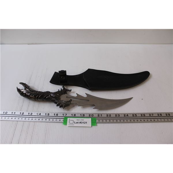 Stainless Steel Knife w/Sheath