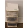 Image 1 : * Plastic Three Drawer Storage Unit w/Contents - 13" x 16" x 25"