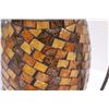 Image 4 : Mosaic Glass Candle Lantern - 15" Tall