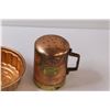 Image 2 : Copper Salt & Pepper Shakers & Acorn Cake Pan
