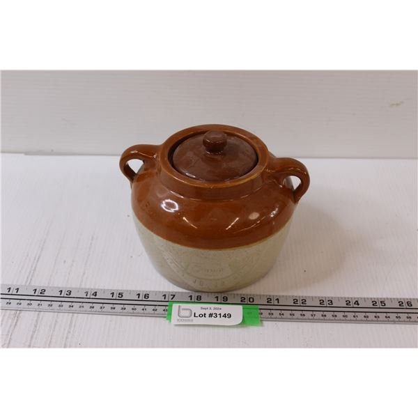 Antique Bean Crock - 5" x 7"
