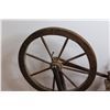 Image 2 : * Antique Spinning Wheel - 36" x 30" - Some Wear, Peddle Missing Parts?