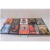Image 1 : (10) DVDs: Casino, Inglourious Basterds, American History X, Platoon, Halloween, Misc.