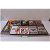 Image 1 : (10) DVDs: Pulp Fiction, Basketball Diaries, 300, Dracula, Misc.