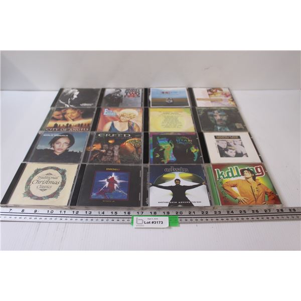 (16) CDS: Creed, Etta James, Christmas, Edwin, misc.