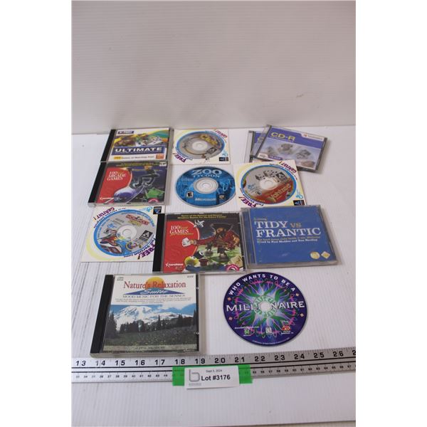 (9) Computer Games, (2) New CD-R, Natures Music CD