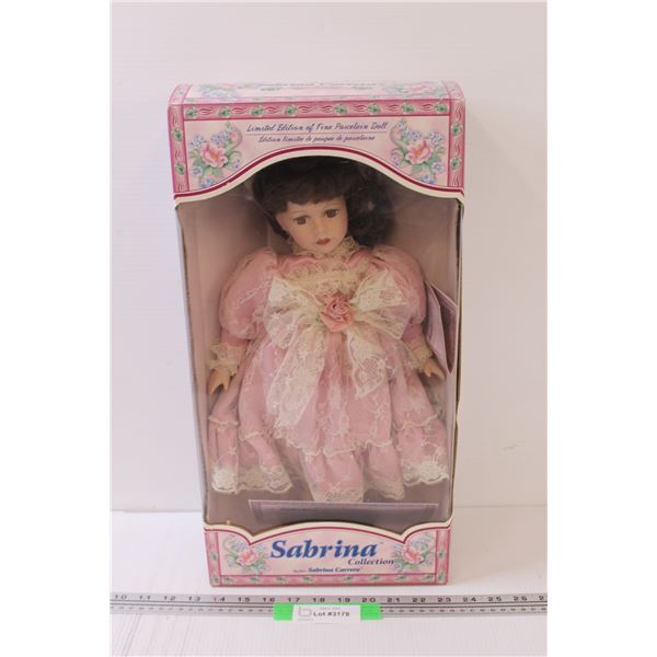 Sabrina Porcelain  Doll in Box - 16" Tall