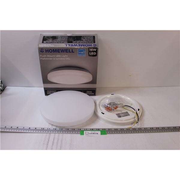 Homewell Flush Mount LED Light - Untested, as is