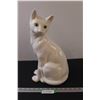 Image 1 : Siamese Cat Statue/Home Decor - 13" Tall x 10" - Has Chip on Ear
