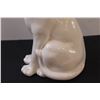 Image 4 : Siamese Cat Statue/Home Decor - 13" Tall x 10" - Has Chip on Ear