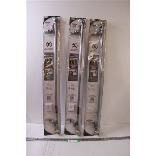 (3) Curtain Rods (28"-48")