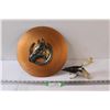 Image 1 : Sea Bird Made from Bull Horn & Copper Lucky Horse Shoe Wall Decor