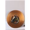 Image 4 : Sea Bird Made from Bull Horn & Copper Lucky Horse Shoe Wall Decor
