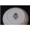 Image 3 : (2) Royal Winchester 4" Decorative Plates, Compass on Wood Pedestal, Map Metal Container