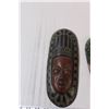 Image 2 : (2) African Wooden Masks - 10" & 8"